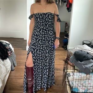 Flynn Skye high slit maxi dress